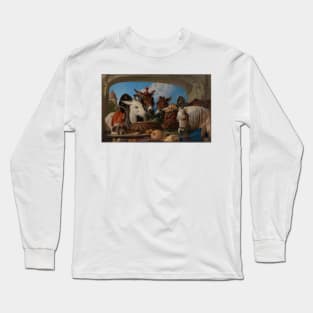 A Group of Animals - Geneva by David Roberts (commission by Sir Edwin Henry Landseer) Long Sleeve T-Shirt